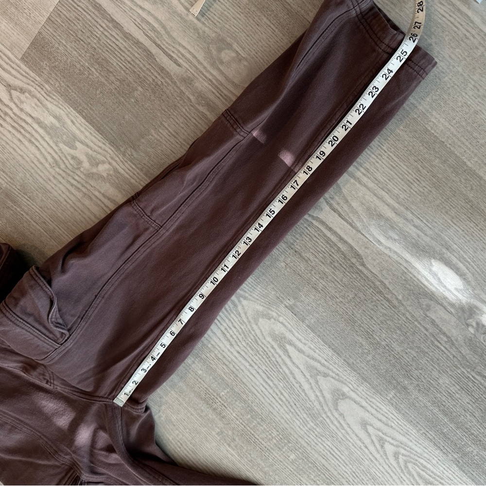 Pacsun Brown Elastic High Waist Cargo Jeans Medium - Picture 14 of 14